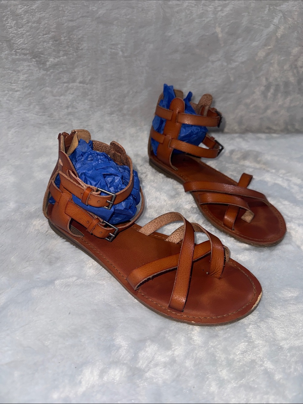 American Eagle Outfitters Brown Strappy Gladiator Sandals